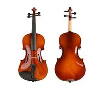 Bright Splint Violin Violin 4/4 3/4 1/2 1/4 1/8 1/10 1/16 Violin Instrument Basswood Panel (Color : 3/4)