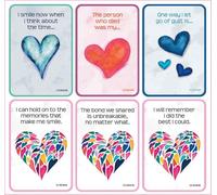 Bright Spots Heart to Heart Bereavement Healing: Affirmations & Sentence Completion Card (Grief and Loss Card Game Games)