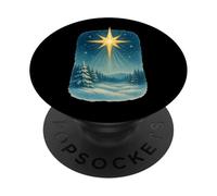 Bright Star Over Winter Sky PopSockets Adhesive PopGrip