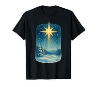 Bright Star Over Winter Sky T-Shirt