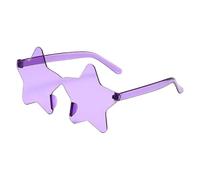Bright Star Plan Sunshades Costume Ball Materials Denial Frame Extreme Thin Glasses Permanent Star Fun Glasses