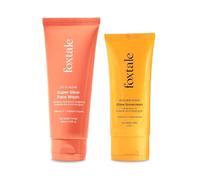 Bright Start Duo | Super Glow Face Wash with Vitamin C & Papaya Enzyme + SPF 50 Glow Sunscreen with Vitamin C & Niacinamide | Daily Tan Removal & Brightening | 100ml + 50ml | For Men & Women