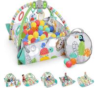 Bright Starts, 5-in-1 Your Way Ball Play Activity Gym & Ball Pit - Totally Tropical