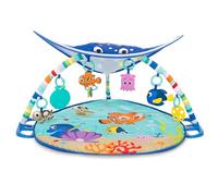 Bright Starts, Disney Baby, Finding Nemo Ocean Lights Baby Activity Gym and Play Mat with Detachable Toys, Sound and Music, Ages Newborn + (Pack of 1)