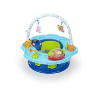 Bright Starts Disney Baby Finding Nemo SuperSeat, Fun Baby Seat for Sitting Up, Playtime, and Meals, Ages 4 Months to 4 Years, Blue