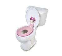 Bright Starts Disney Baby Minnie Mouse Flip & Sit Potty, Attaches to Toilet Securely, Space Saving Design Fits Most Toilets