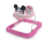 Bright Starts Disney Baby Minnie Mouse Forever Besties 2-in-1 Baby Activity Walker - Easy Fold Frame and Removable -Toy Station 6 Months and up