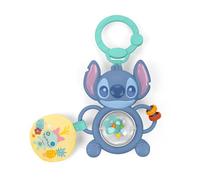 Bright Starts Disney Baby Stitch Tummy Tumble Activity Toy, Unisex Spinning Toy with Bead Chaser, Unisex, On The Go Travel or Stroller Toy for Newborns & Up