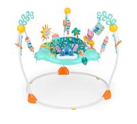 Bright Starts Disney Stitch Little Ohana Baby Activity Jumperoo with Interactive Toys, Activity Centre, Lights & Music with Stitch, Angel & Scrump, 6-12 Months (Blue)