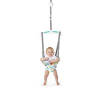 Bright Starts, Door Jumper & Bouncer - Playful Parade with Padded Seat & Taggie