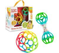 Bright Starts Easy-Grasp Oball Bundle Gift Set - Grasp The Day, Ball and...