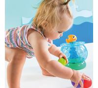 Bright Starts Funny Fishbowl Ball Popper Musical Activity Toy with Lights, Ages