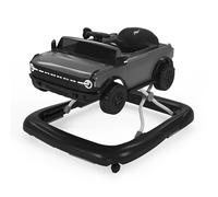 Bright Starts Ford Bronco 4-in-1 Blue Grey Baby Activity Center & Push Walker with Removable Interactive Steering Wheel Toy, 6 Months and up