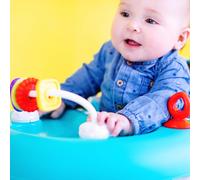 Bright Starts Giggling Safari Walker with Easy Fold Frame for Storage