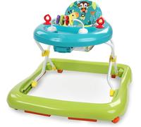 Bright Starts Giggling Safari Walker with Easy Fold Frame for Storage, Ages 6 M