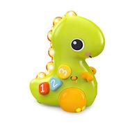 Bright Starts Go, Go, Dino Crawl & Count Activity Toy for Infants - Rolls, Lights Up, Plays Music and more, Ages 6 Months+