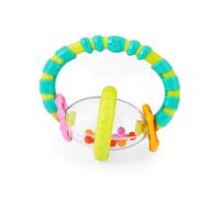 Bright Starts Grab and Spin Baby Rattle and BPA-Free Teether Toy, Ages 3 Months +