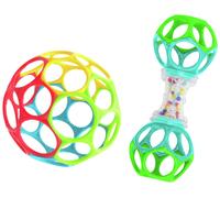 Bright Starts Grasp the Day Oball and Rattle Toy Set