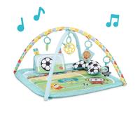Bright Starts Grip & Kick Oball Activity Gym, Football Theme with Easy-Grasp Baby Toys, Unisex, Newborn+