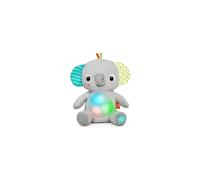 Bright Starts Hug-a-bye Baby Elephant Stuffed Animal Dual-Mode Soft Toy Soother, Newborn and up