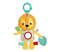 Bright Starts Huggin’ Lights Musical Light Up Toy for Stroller and On-The-Go - Lion - Unisex, Newborn +