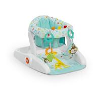 Bright Starts Learn-to-Sit 2-Position Baby Floor Seat with Toys, Unisex, 4-12 Months, Wild Wiggles