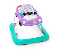 Bright Starts Little Speedster 3-in-1 Car Walker, Purple Power, Baby Activity Walker for Girls and Boys, 6 Months+