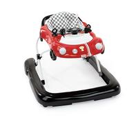 Bright Starts Little Speedster 3-in-1 Car Walker, Red Racer, Baby Activity Walker for Boys and Girls, 6 Months+