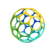 Bright Starts Oball Classic Easy-Grasp Toy - Blue/Green Blue,Green,Yellow