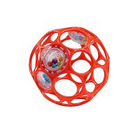 Bright Starts Oball Rattle Easy-Grasp Toy, Red, 20 g
