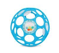 Bright Starts Oball Rattle Easy-Grasp Toy - Blue, 10.16 cm, Ages Newborn+