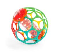 Bright Starts Oball Rollin' Rainstick BPA-Free Rattle Easy-Grasp Baby Toy, Ages 3 Months+
