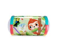 Bright Starts Roll-Along Rainforest Baby Toy, Push & Crawl Activity Toy with Rattle Balls, Portable Travel Roller Toy for Infants & Toddlers, Unisex, 0M+