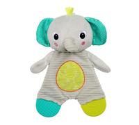 Bright Starts Snuggle & Teethe BPA-Free Crinkle Teething Plush Baby Toy - Elephant