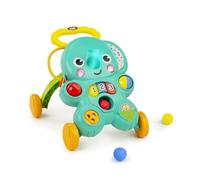 Bright Starts Stroll 'N Roll 2-In-1 Ball Play Walker - Elephant With Lights And Music, Unisex, 6 Months+