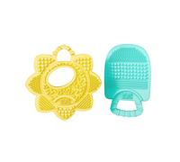 Bright Starts Sunny Soothers 2pk Multi-Textured Bpa Free Baby Teethers in Cute S
