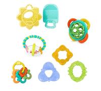 Bright Starts Teeth Relief 8pc Gift Set - BPA-Free Baby Teethers, Refrigerated Teething Toys, Unisex, 3 Months+