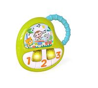 Bright Starts TropiKeys On-The-Go Light-Up Baby Piano Musical Toy with Easy-Grasp Handle, Ages 3 Months+