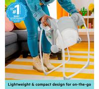 Bright Starts Whimsical Wild Portable Compact Automatic Baby Swing wit