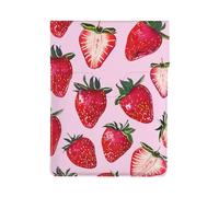 bright strawberries Printed Laptop Sleeve Bag 13-Inch - Leather Laptop Sleeve Case Shockproof Protective Computer Cover Bag