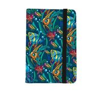 Bright Striped Tropical Fish Passport Holder, Pu Leather Passport Protector, Holiday Essentials for Men, Holiday Accessories, Ducument Holder for Passports Tickets Money Boarding Passes, ID Card Cover