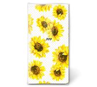 Bright Sunflowers | Pocket Sizes Tissues Pack | Little Gift | Cracker Filler