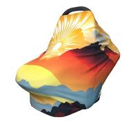Bright sunrise Versatile full-print Stroller Chair Cover/Nursing Cover, specially designed for your baby