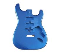 Bright Three Single Metal Blue Poplar Electric Guitar Body Guitar Modified DIY Accessories Professional Piano Barrel