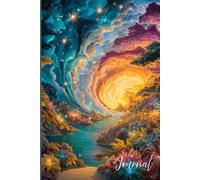 Bright Tranquility Journal: A Peaceful Writing Notebook with Whimsical Vivid Colors, Surreal Atmosphere, and Zen-Inspired Calm