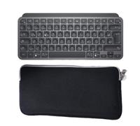 bright Travel Carrying Case for Logitech MX Keys Mini,Compatible with New Logitech MX Keys Mini (Black) (Black)