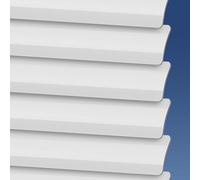 Bright White Aluminium Metal Venetian Blinds Slat Home Office Blind Thin Slats Kitchen Blinds Blackout Shutters Child Safe Home, Customisable (85×110cm)