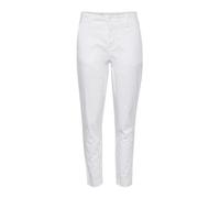 Bright White Casual Fit Ankle Length Trousers - female - Part Two - Slim-fit Trousers - White - 2XL - Trousers 2XL