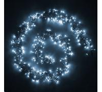 Bright White Connectable Led Indoor Outdoor Waterproof Cluster String Lights (750 Led's (36Ft), Low Voltage Plug)