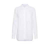 Bright White Linen Shirt with Buttons - female - Part Two - Shirts - White - S - Blouses & Shirts S